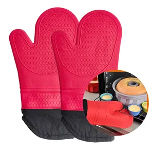 Mitts Oven Baking Gloves Mitt Mittens Kitchen Hot Pot Heat Pads Resistance Non Resistant Microwave Insulating Cooking, Size: One Size