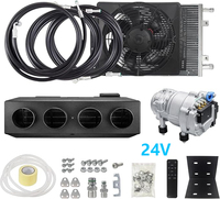 Climatiseur électrique TELCOOL 24V pour véhicules à énergie nouvelle, adaptable aux excavatrices, aux engins immobiliers, aux remorques, aux fourgonnettes, aux voitures d'époque et aux camions