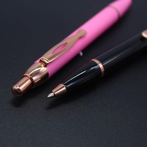 Bolígrafo de Metal Rosa con Logotipo Personalizado, Recarga Parker y Tinta Azul/Negra para Chicas, Ancho de Escritura de 1.0 mm, Regalo Promocional de Oficina - Product Image 4