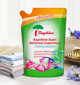 Rayshine Custom Formula Liquid Detergent For Fabric Silk Cotton Laundry Lavender Fragrance Stain Removal Cleaning Eco-Friendly