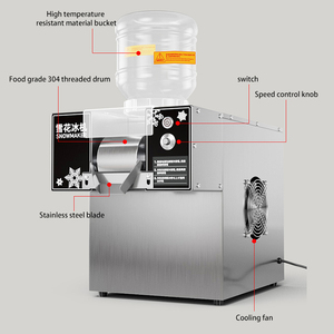 Seau en plastique résistant aux hautes températures bingsu-snow-ice-machine bingsu machine à crème glacée corée machine flocon de neige glace - Product Image 5
