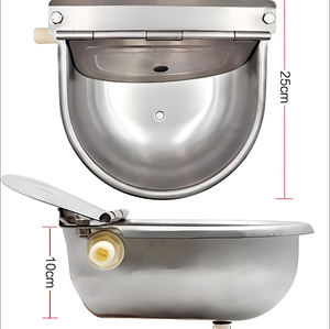 Abbeveratoio Automatico per Bestiame in Acciaio Inox 304 con Sfera Galleggiante, Ciotola per Acqua per Bovini, Nuova Condizione per Uso Agricolo - Product Image 3