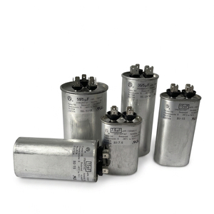 Condensateur de démarrage double CBB65 AC rond <span class=keywords><strong>pour</strong></span> <span class=keywords><strong>moteur</strong></span>, 5 MFD 45+5uF 440V, avec boîtier en aluminium, certifié UL, <span class=keywords><strong>pour</strong></span> compresseur de chauffage, climatisation et ventilation (HVAC) YOD - Product Image 2