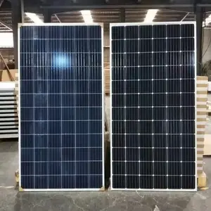 Panel surya monokristalin, modul PV kustom Panel surya 260W 400W 500 Watt efisiensi tinggi untuk rumah