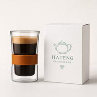 Tasse en verre borosilicate à double paroi, verre à whisky, verre highball, verrerie en cristal, tasse à café, verre à bière de haute qualité, directement des fabricants