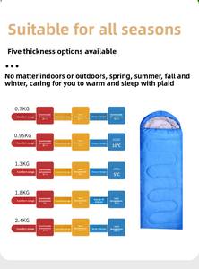 <span class=keywords><strong>Enveloppe</strong></span> Pliante Camping En Plein Air 4 Saisons Ultraléger Compact Sac De Couchage Chaud Randonnée Étanche Personnalisé Confort Coton Adulte - Product Image 6