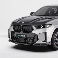Nuevo Diseño para BMW X6 G06, Kit de Carrocería de Fibra de Carbono Seca Estilo PK Mejorado, Kit de Aire, Lip Delantero