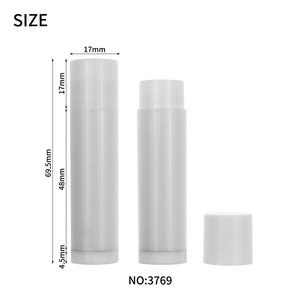 Tubos de Plástico Vacíos Blancos y Negros de 5g para Lápiz Labial, Envase de Bálsamo Labial de Viaje para Bálsamo Labial <span class=keywords><strong>Casero</strong></span> DIY, Recargable con Tapa - Product Image 3