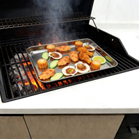 Plateau de cuisson multifonctionnel en acier inoxydable, directement de l'usine, pour la cuisine, rectangulaire, pour la cuisson à la vapeur