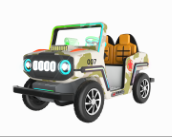 ไฟเบอร์กลาส ไฟ LED ในร่ม แบตเตอรี่ตะกั่วกรด สำหรับรถเด็ก 4 ล้อ รถเด็กออฟโรด รถต่อสู้ ของเล่นเด็ก - Product Image 4