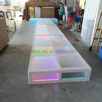 Sailwin 3D LED carreaux de piste de danse miroir lumineux Infinity Abyss IP55 DMX contrôle pour DJ Disco Party Bar KTV E27 Matrix Light