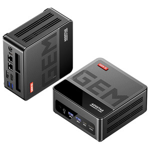 Mini PC de bureau professionnel avec AMD Ryzen 7 8845HS OCuLink 2x DDR5 2x PCIe Win11 WiFi6 Ordinateur portable de bureau Octa Core - Product Image 1