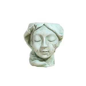 Nordic Resin Flower Pot With Face Design For Indoor Desktop Plant Decoration - Product Image 5