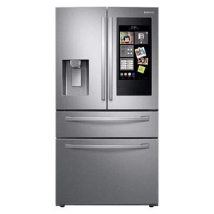 28 cu. ft. 4-<b>Door</b> French <b>Door</b> Refrigerator with 21.5" Touch <b>Screen</b> Family Hub in Stainless Steel available For sale - Product Image 2