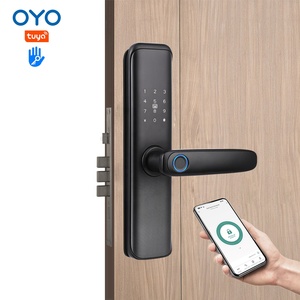 Ứng dụng sinh trắc học OYO Tuya WiFi, mã số kỹ thuật số, thẻ từ, điện thoại thông minh, điề<span class=keywords><strong>u</strong></span> khiển từ xa điện tử, khóa cửa thông minh vân tay, khóa vân tay - Product Image 1