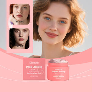 Masque facial à l'<span class=keywords><strong>argile</strong></span> <span class=keywords><strong>rose</strong></span>, nettoyage en profondeur, améliore la rugosité, les taches brunes, hydratant, élimine les points noirs, unifie le teint, masque 60g - Product Image 5