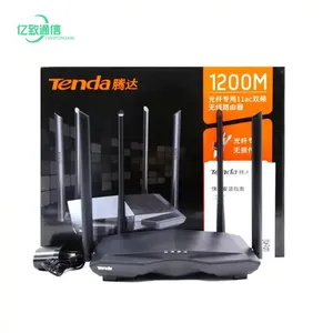 Original Tenda AC6 2.4G 5G Dual Band High Speed Gigabit Cover Network Setup box Wifi Router
