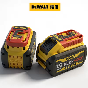 Оригинальный сменный аккумулятор DeWalt 20В/60В 15Ач для беспроводных инструментов, литиевый, перезаряжаемый, комплект - Product Image 6