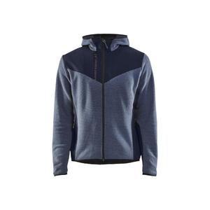 BLAKLADER-Veste tricotée 594025368286XXXL Softshell Blue/Dark Navy-VESTES DE TRAVAIL EAN 7330509802601 - Product Image 1