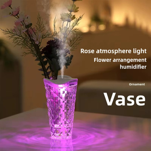 800ml Mini USB Air Humidifier, Portable Crystal Color Nightlight <b>LED</b> <b>Diffuser</b> for Children - Product Image 2