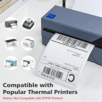 Étiquettes d'impression thermique imperméables de qualité supérieure 4"*6" Autocollants d'expédition à adhésif permanent pour le commerce électronique Livraison par FBA