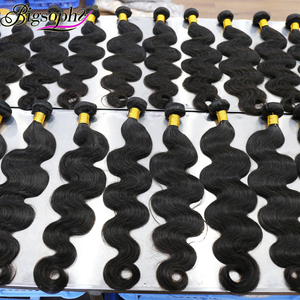 Bigsophy Paquets de cheveux Remy de couleur noire naturelle alignée sur les cuticules vierges de qualité 12A, paquets de cheveux humains Body Wave 100% de 10 à 30 pouces - Product Image 2