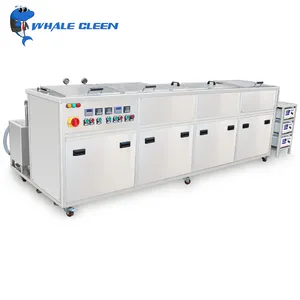 Blue Whale 4500W 99L 40khz or 28khz Digital Five Baths Multi-function Industrial Ultrasonic Cleaning Machine