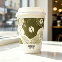 Gobelets en papier double paroi pour café chaud, thé et boissons – Contenants isothermes à emporter pour cafés, restaurants, traiteurs et événements