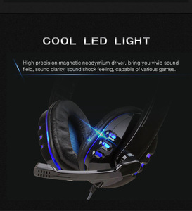 Auriculares para juegos con cable que brillan con LED, PS4, portátil, tableta, teléfono inteligente, consola de juegos para ordenador, diadema deportiva electrónica especial - Product Image 5