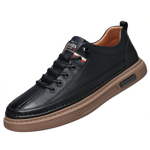 รองเท้าลำลองผู้ชาย Tods แบบผูกเชือก หนังวัว หัวกลม พื้นยาง สไตล์แฟชั่นฤดูใบไม้ผลิ รองเท้าผ้าใบสำหรับเดิน - Product Image 1