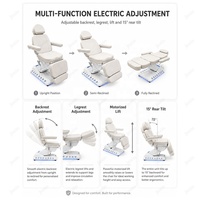 Fauteuil de Beauté Moderne Réglable pour Salon, Fournitures d'Esthétique, Lit Facial Cosmétique pour Esthéticienne, Ensemble Cama De Belleza