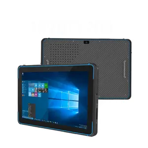 HUGEROCK W105 toptan 10.1 "win7 5000mAh 1d/2d barkod wifi 8GB 128GB su geçirmez sağlam Windows endüstriyel tablet bilgisayar bilgisayar