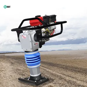 Máquina de compactação vibratória de impacto elétrica para construção de carros a gasolina por atacado