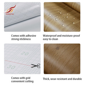 Autoadhesivo de <span class=keywords><strong>madera</strong></span> para <span class=keywords><strong>encimera</strong></span>, modelos de Arquitectura de <span class=keywords><strong>vinilo</strong></span>, envoltura de muebles 3d, pegatina con efecto de <span class=keywords><strong>madera</strong></span> - Product Image 4