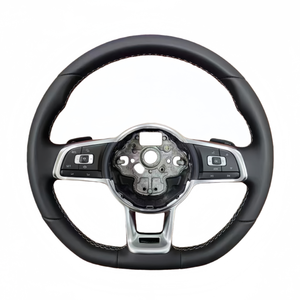 Volante de Fibra de Carbono de Alta Calidad para Volkswagen VW Polo Golf <span class=keywords><strong>R</strong></span> 6 7 8 MK6 MK7 GTi <span class=keywords><strong>Passat</strong></span> <span class=keywords><strong>B7</strong></span> B8 Jetta - Product Image 2