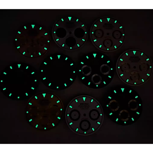 Esfera de Reloj Cronógrafo Multifunción Luminosa Verde de 29.5mm, Piezas Modificadas para Movimiento de Cuarzo VK63 - Product Image 2