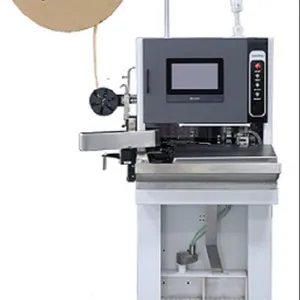 Máquina prensadora de terminales de inserción de enchufe de sello impermeable de cable de un solo cabezal semiautomático