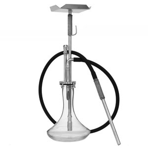 Juego de <span class=keywords><strong>Cachimba</strong></span> Moderno de Acero Inoxidable al por Mayor, Kit Completo de Shisha de Vidrio con Cazoleta, HMD, Manguera de Silicona, Pinzas para Carbón y <span class=keywords><strong>Accesorios</strong></span> - Product Image 6