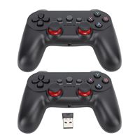 Joysticks inalámbricos de doble mango con efecto Hall, controlador de gamepad USB 2.4G para PC, Android TV