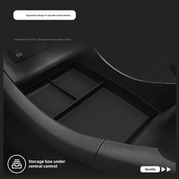Accessoires de voiture en TPE pour BYD Sealion 06 EV Dmi 2025 – Organisateur de console centrale inférieure, boîte de rangement étanche, prêt à l'emploi (vente en gros)