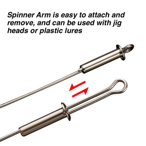 360 ° Rotation Spinner Lame Bras De Pêche Leurre Accessoires DIY Spinnerbait Pièces Lames Réfléchissantes En Fer Blanc #3 Colorado Lame - Product Image 4