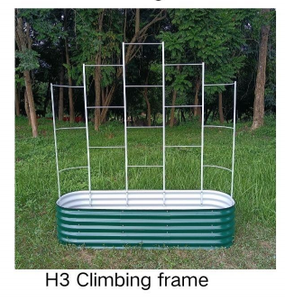 Powder Coated Steel Garden Craft <b>Trellis</b> 17in Tall Wall for Home Plant Growing & Climbing Support - Product Image 6