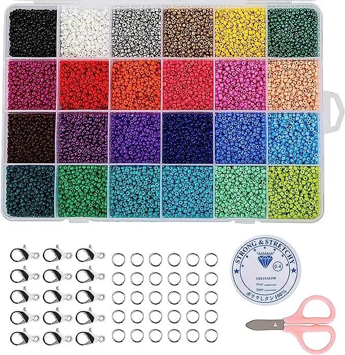 Multi Semente De Vidro Beads gemstone fornecedores 2mm 3mm 4mm de vidro cerâmica Semente Beads para Diy Jóias Fazendo kit