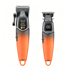 Set de Cortapelos Inalámbricos Profesionales con Pantalla LCD, Recortadoras Eléctricas para <span class=keywords><strong>Hombre</strong></span> con Cuchillas de Cerámica, Alemán/Inglés, 180min de Autonomí<span class=keywords><strong>a</strong></span>, OEM/ODM - Product Image 6