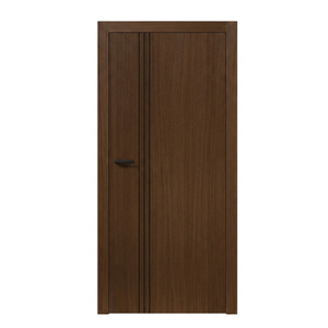 GA-03L Golden Aero 2026 Puerta Interior Moderna de Madera Sólida con Diseño Ranurado para Apartamento, Dormitorio, Villa - Product Image 1