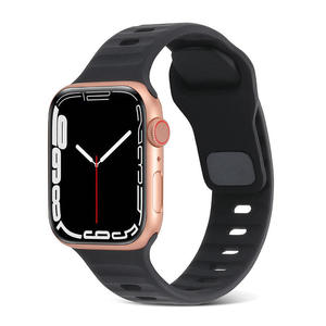 สายนาฬิกาซิลิโคนขายส่งจากโรงงานสำหรับ Apple Watch S11 10 42 มม. 46 มม. Ultra 49 มม. SE 44 มม. สายนาฬิกาแบบสปอร์ต - Product Image 4