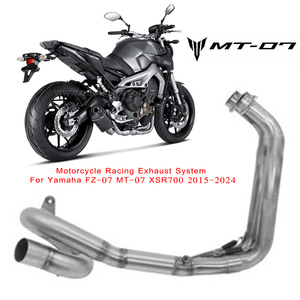 Sistema di Scarico Completo per Moto per <span class=keywords><strong>YAMAHA</strong></span> MT07 TRACER <span class=keywords><strong>XSR</strong></span> 700 FZ-07 2015 - 2024 Marmitta di Scarico - Product Image 3