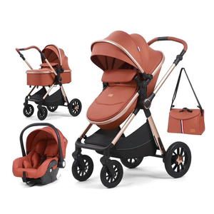 <span class=keywords><strong>Passeggino</strong></span> 3-in-1 omologato EN1888 con seggiolino auto convertibile, seduta reversibile e maniglia, telaio pieghevole con una mano - Product Image 2