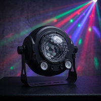 Lampe de Scène RGB Effet Boule Magique Lumière Disco Télécommande Sans Fil Contrôle Sonore Éclairage à Tête Mobile pour KTV Club