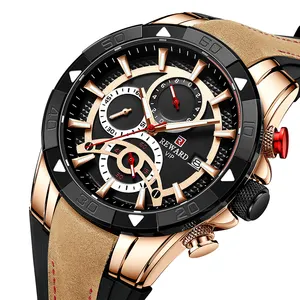 Belohnung Günstiger Preis Roségold Silikon Auto Datum Sport Quarzuhren Benutzer definierte Top-Marke wasserdichte Armbanduhr Uhr